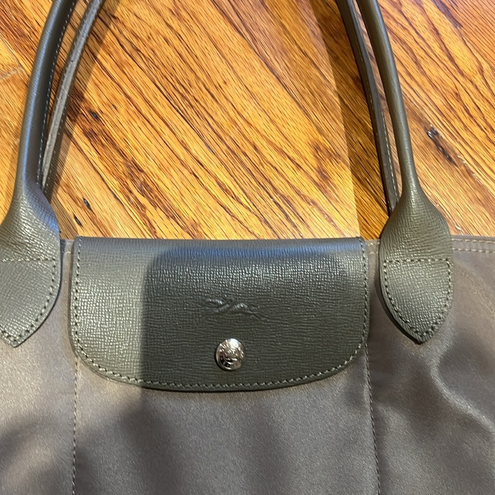 Longchamp Olive Green Le Pliage Large Tote - Picture 2 of 8